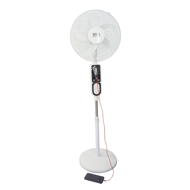 Quạt Cây Tích Điện Năng Lượng Mặt Trời Có Đèn kiêm Pin Sạc Dự Phòng SUNTEK SF-03 26W