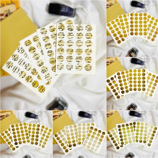 [Twins Plus] Bộ 96 sticker tròn Old Paper giấy cũ dán trang trí Bullet Journal,laptop, máy tính bỏ túi, vali, điện thoại