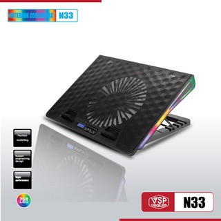 Đế tản nhiệt laptop vsp cooler n33 led rgb