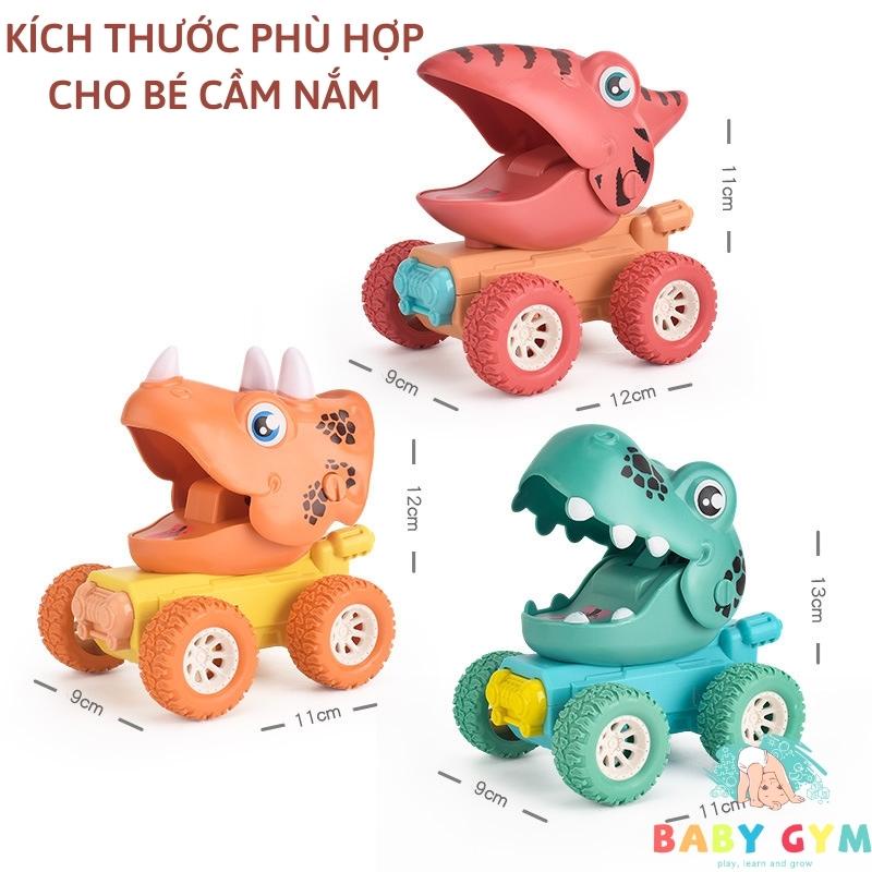 Xe đồ chơi khủng long cho bé không dùng pin kiểu dáng đẹp an toàn cho bé - BABYGYM