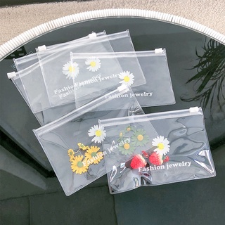 Túi đựng đồ trang sức Daisy nhỏ đa chức năng Túi tiện lợi trong suốt Con dấu Túi nhựa Công suất chống oxy hóa