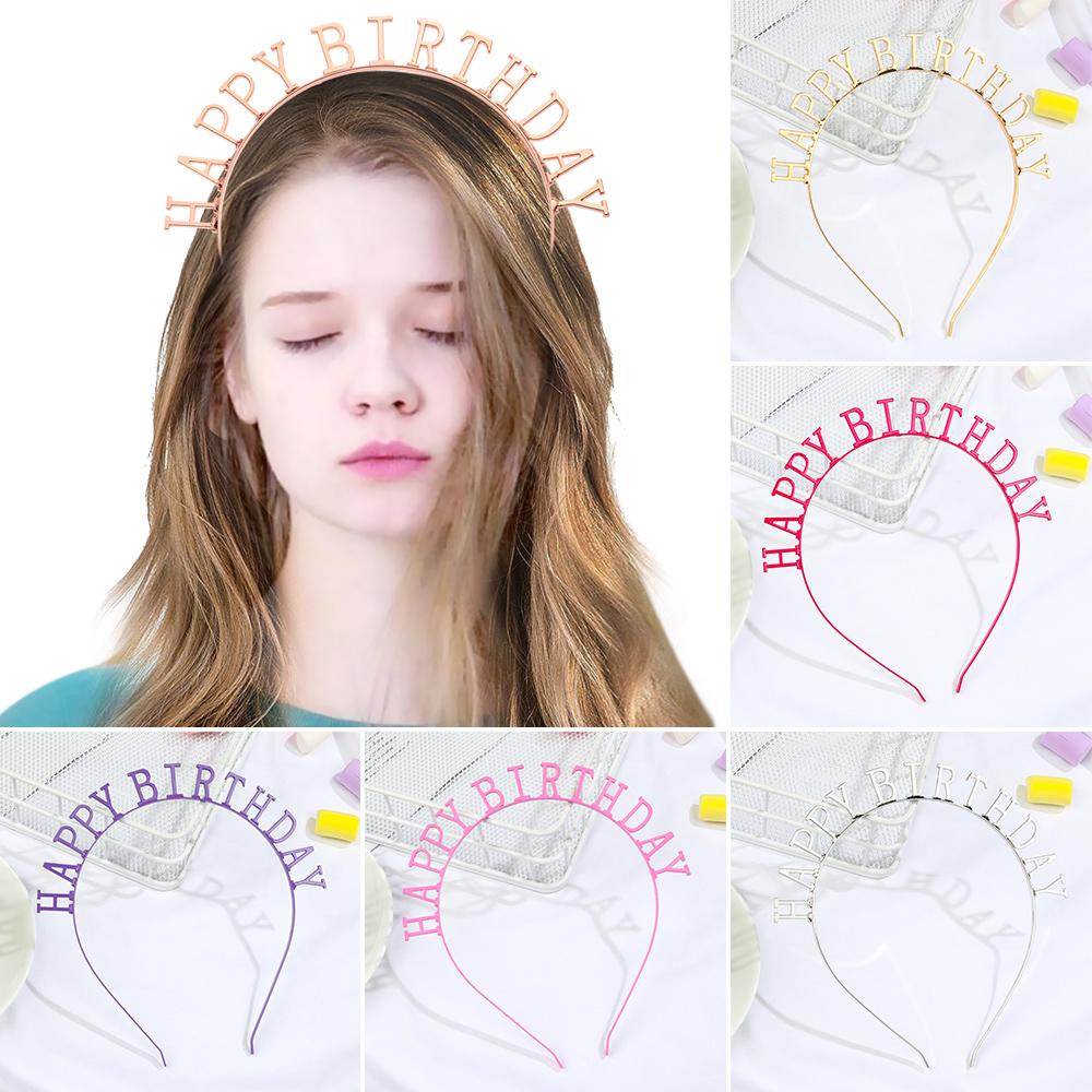 Cài Tóc Chữ Happy Birthday Cho Nữ