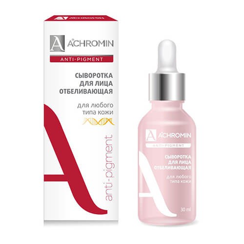 Serum dưỡng trắng da Achromin Face dành cho mọi loại da của Nga – 30 ml.