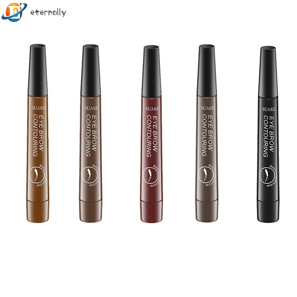 Bút kẻ lông mày SUAKE đầu 4 chấu chống nước chống mồ hôi
