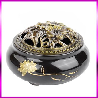 Trầm hương [ĐẸP KHÔNG TÌ VẾT], dụng cụ đốt trầm, lư đốt trầm men rạn ngọc cao cấp - Tặng kèm nụ trầm