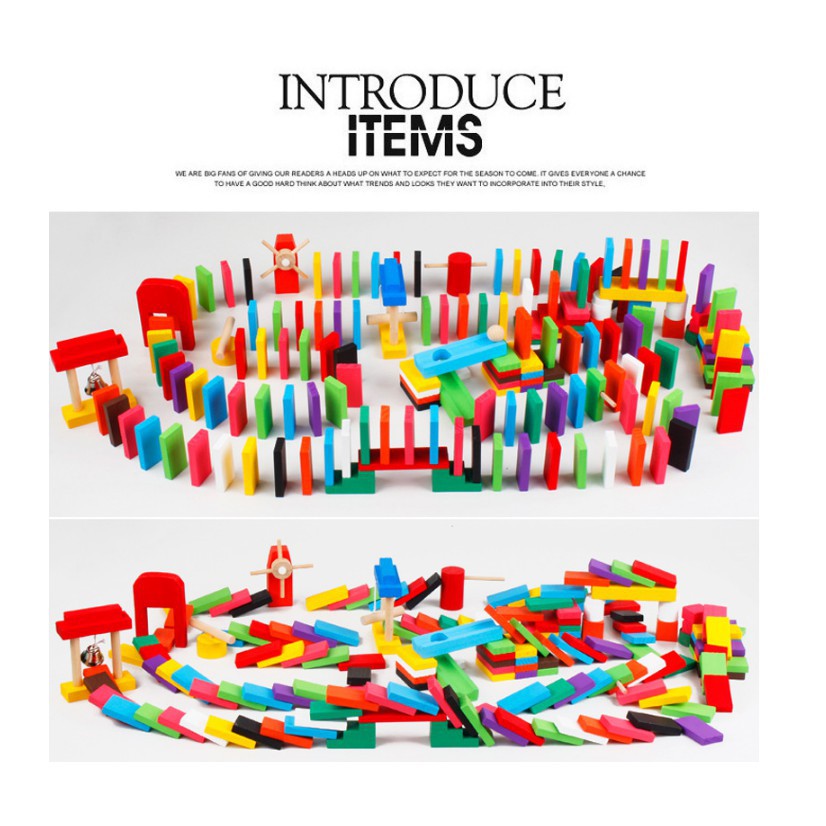 Đồ chơi Domino gỗ cho bé Domino toán học xếp hình thông minh trẻ em