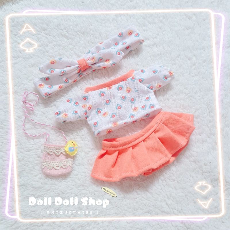 Set 🍊 Orange Summer ( Outfit doll 20cm)