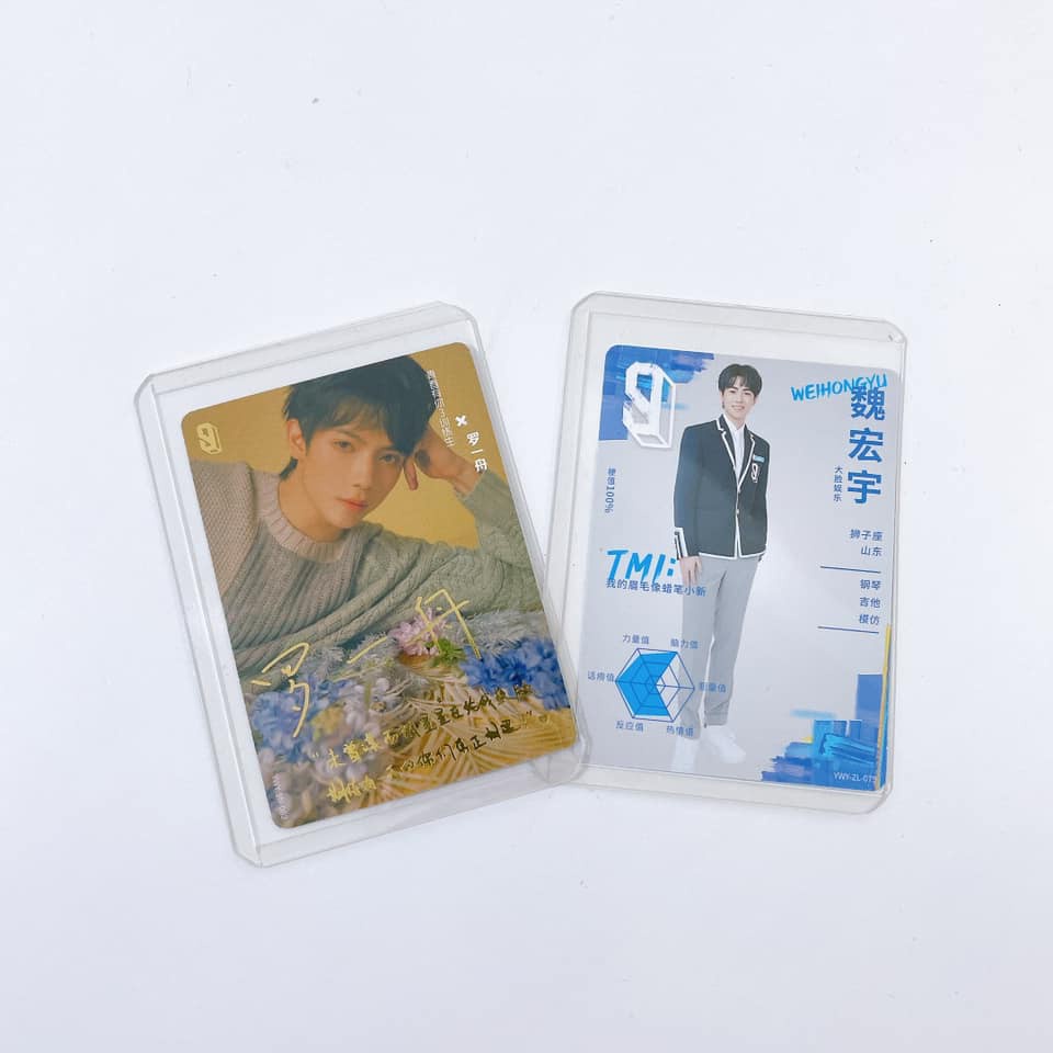 Top loader nhựa cứng đựng thẻ bài, card ảnh thần tượng Heytabox TL1