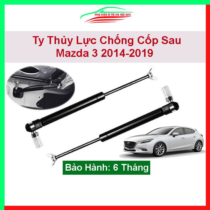 Bộ ty thủy lực ben hơi chống cốp sau Mazda 3 2015-2019 kèm phụ kiện lắp