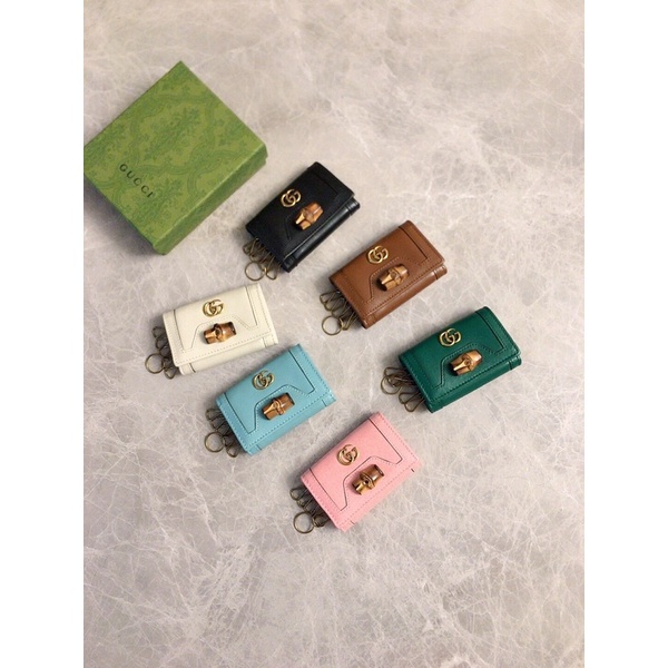 Ví mini đựng chìa khoá thiết kế độc đáo thương hiệu Gucci GG/GC cao cấp