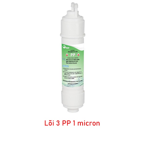 Bộ 5 lõi lọc nước nhập khẩu Fujie PP- CTO-RO (Sử dụng cho máy lọc nước nóng lạnh Fujie WPD5300C)