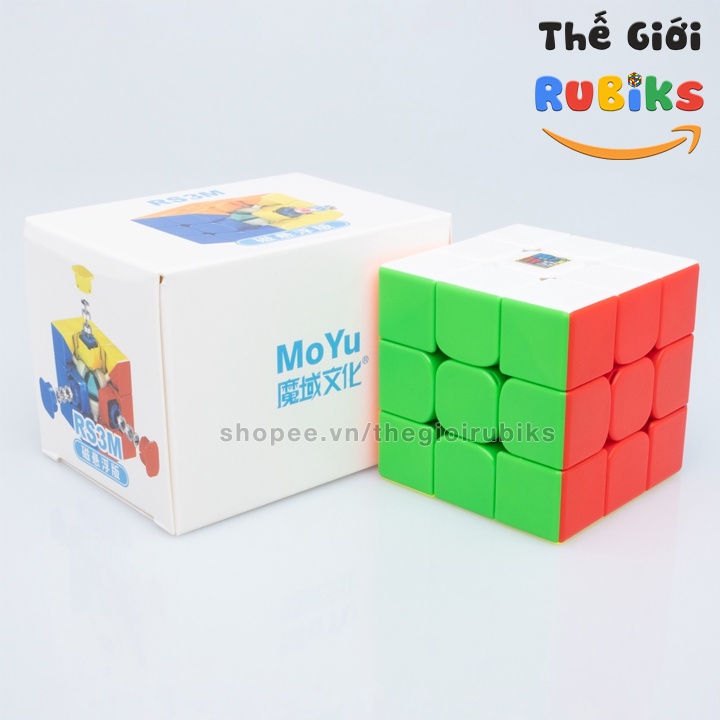 Rubik 3x3 MoYu RS3M 2021 Maglev, RS3M 2020, Meilong 3M Có Nam Châm