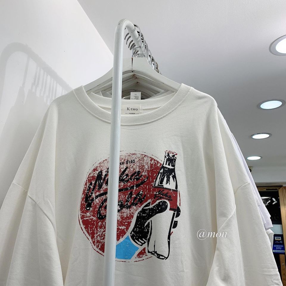 201002 Áo sweater nỉ da cá - áo nỉ da cá, áo nỉ nữ thời trang ulzzang freesize form rộng nhiều màu