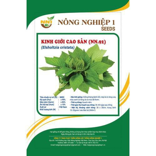 HẠT GIỐNG KINH GIỚI CAO SẢN (NN.92) 5G