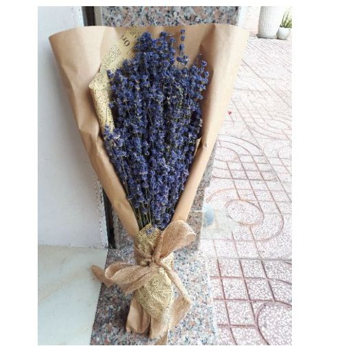 Bó hoa khô hoa lavender 130g (nhập Anh, nhập Pháp)