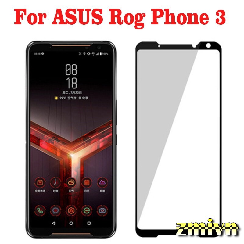 Cường lực Full màn Asus ROG phone 5 /  ROG phone 2 / ROg phone 3 Rog 6 Rog 6 pro ( tặng keo chống hở mép )