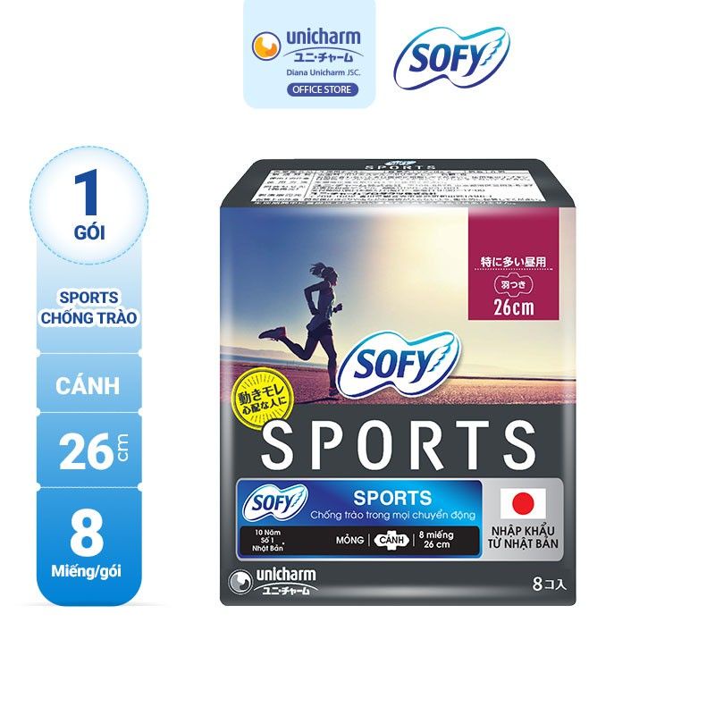 Băng vệ sinh Sofy sport 8 miếng
