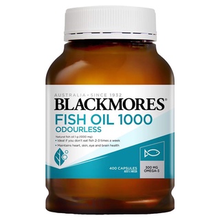 Dầu cá blackmores fish oil loại tanh và không tanh tta úc 400 viên
