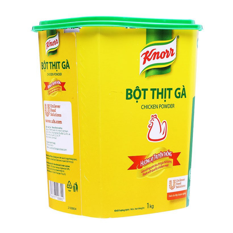 Bột Thịt Gà Knorr 1kg/ Unilever Knorr Chicken Powder Plastic Tub - VN