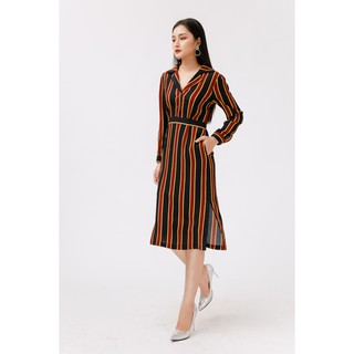Đầm dài tay cổ bẻ - 20Again
