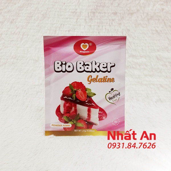 Gelatin bột Bio Baker 25gr