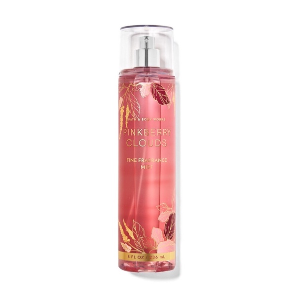 Xịt thơm lưu hương toàn thân Bath and Body Works-Pinkberry Clouds 236ml