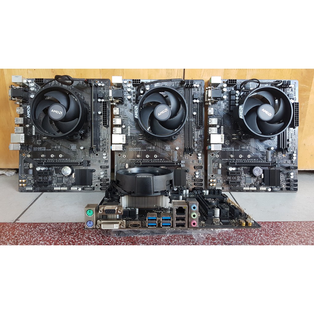 COMBO AMD MAIN A320 - 2200G + RAM 8GB CHƠI GAME ONLINE KHÔNG CẦN VGA RỜI