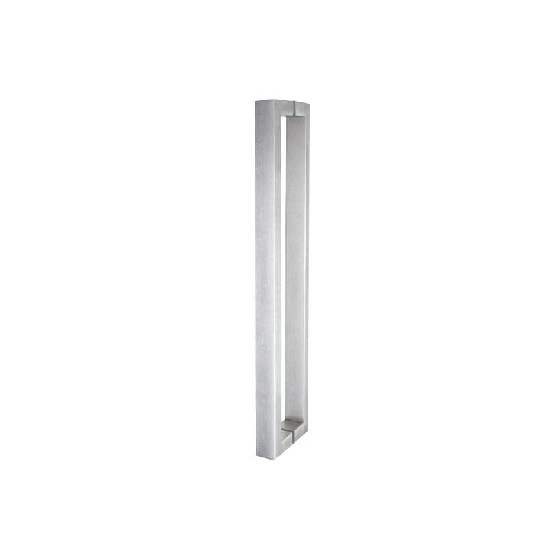 Tay nắm cửa kính inox Hộp 15x30  inox 304