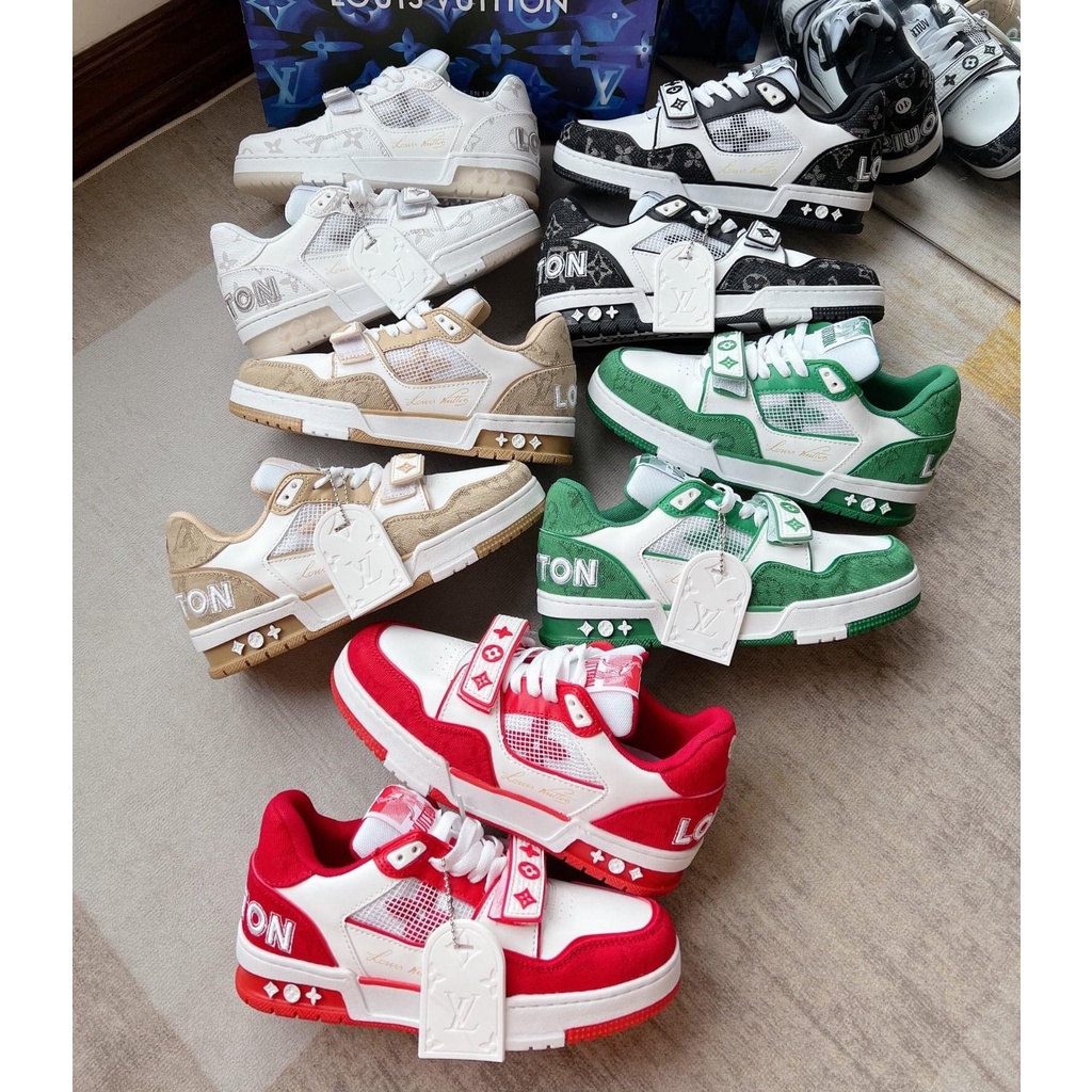 GIÀY SNEAKER LV TRAINER QUAI DÁN BẢN CAO CẤP MỚI NHẤT