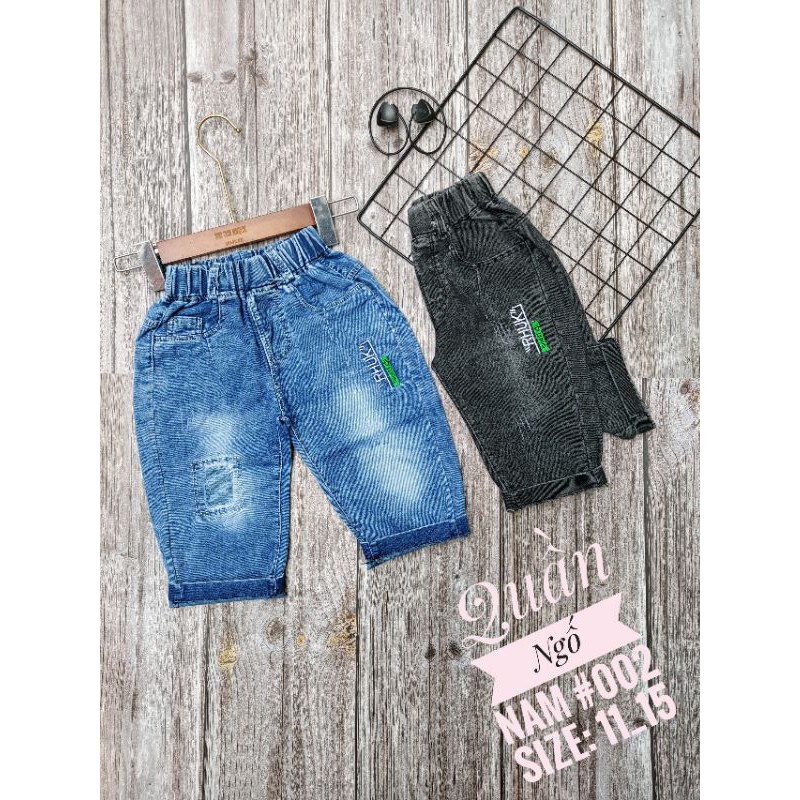 Sỉ Quần ngố Bò nam bé trai .hè Lẻ + Sỉ đủ size 11_40 .chất bò mềm mỏng dãn đẹp.phom chuẩn.