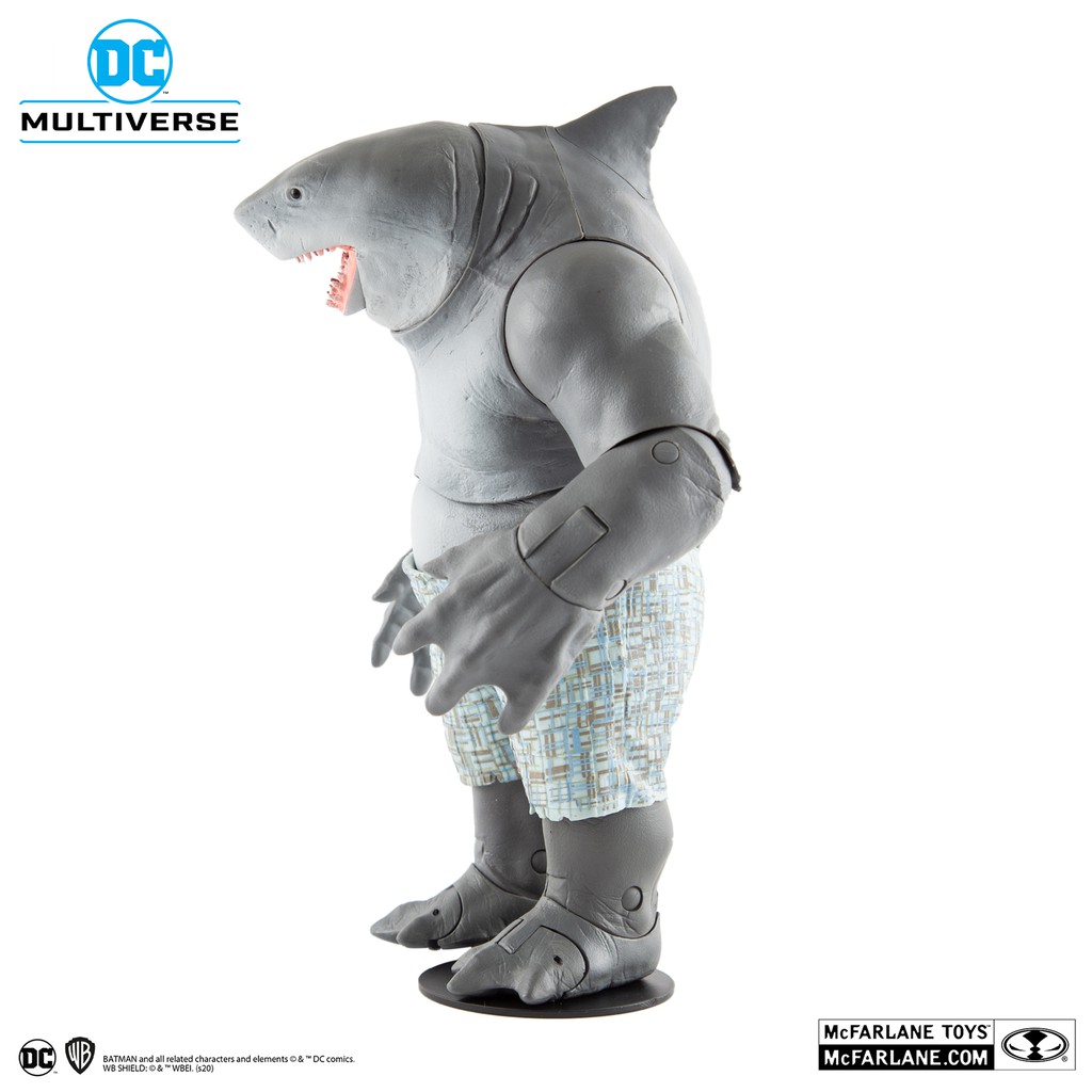 Mô hình McFarlane 🦇 DC Multiverse 10 in KING SHARK™ (GOLD LABEL) 🦇- Suicide Squad Movie