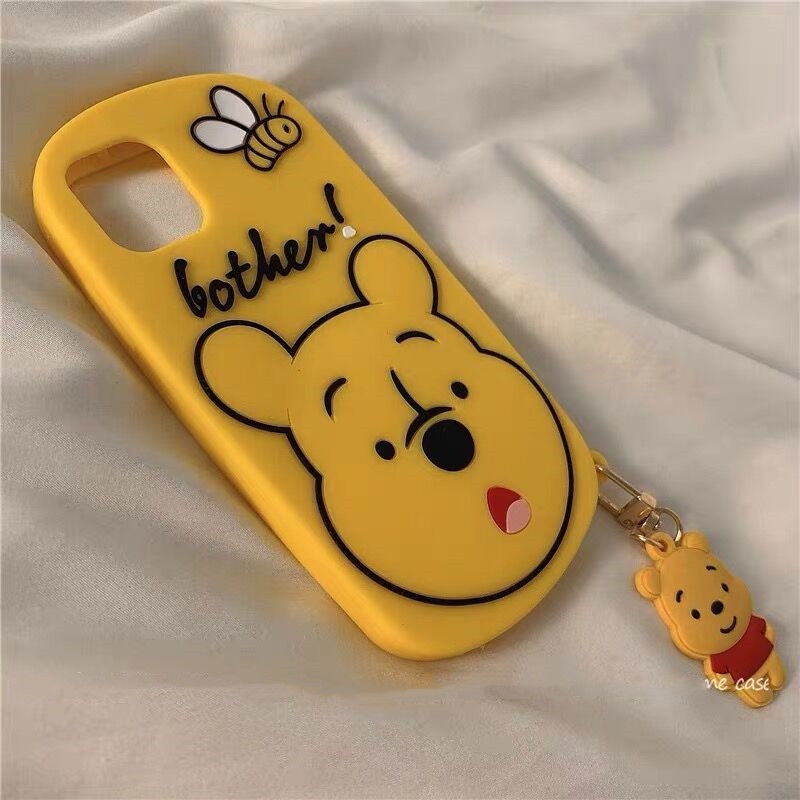 Ốp Điện Thoại Họa Tiết Gấu Và Dâu Tây Dễ Thương Cho iPhone 11promax 12 iPhone 8PLUS xr7 XS Phone Case