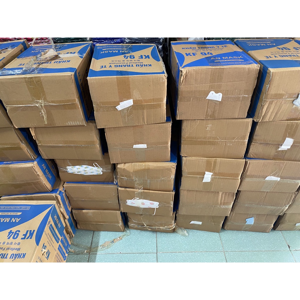 Khẩu trang KF94 4 Lớp - Kháng Khuẩn, Chống Bụi Mịn ( Gói 10c )