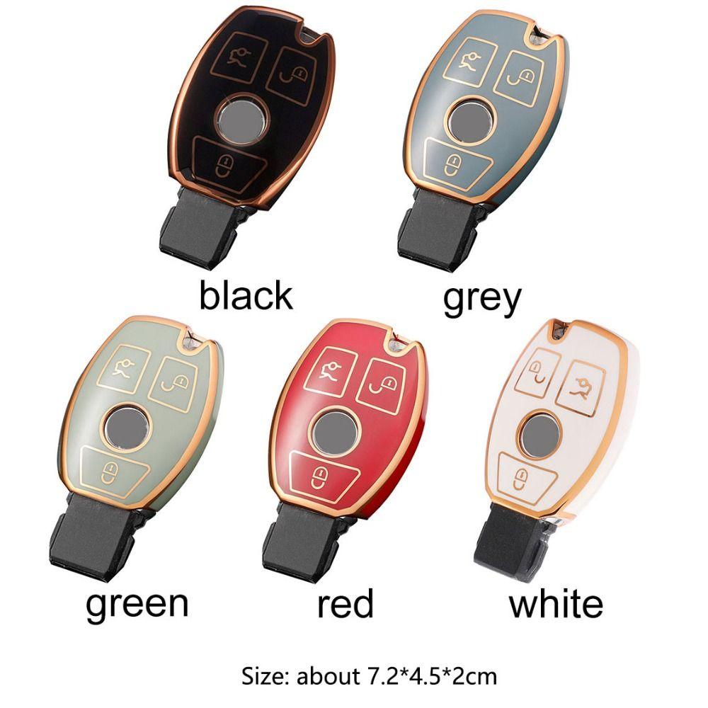 Vỏ Bảo Vệ Chìa Khóa Điều Khiển Từ Xa Cho Mercedes-Benz C S-class C200L E260L CLA220 GLC260l