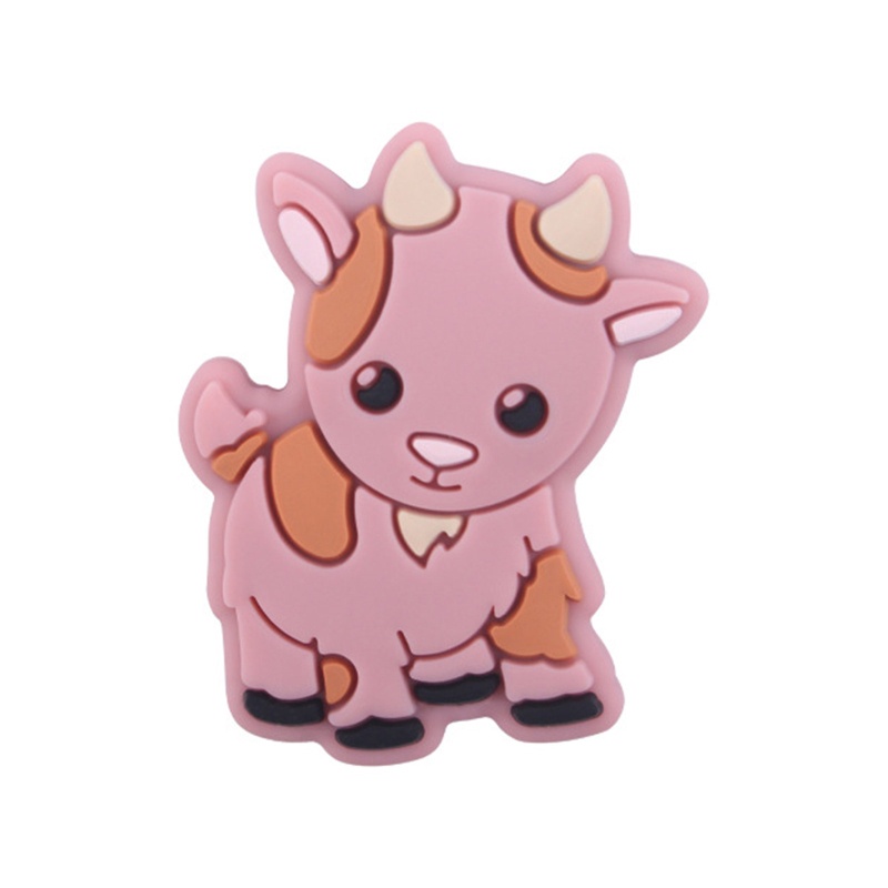 Đồ Chơi Ngậm Nướu Hình Động Vật Bằng Silicone Phối Chuỗi Hạt Độc Đáo DIY