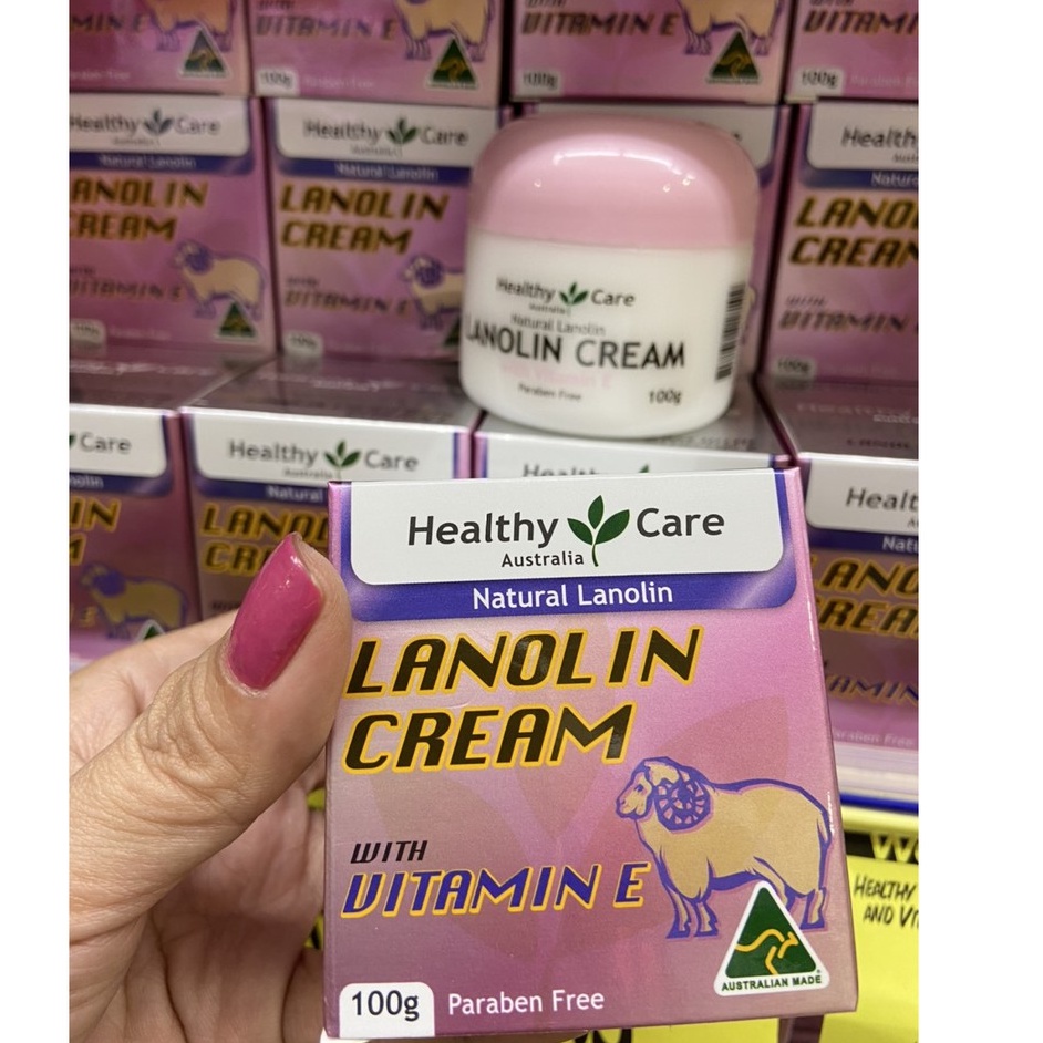 Kem dưỡng da Healthy Care Lanolin Cream With Vitamin E