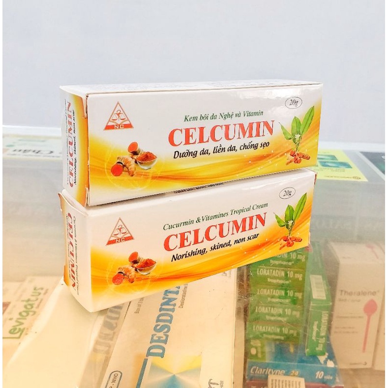 Kem bôi Celcumin  - Kích thích liền da, tránh sẹo