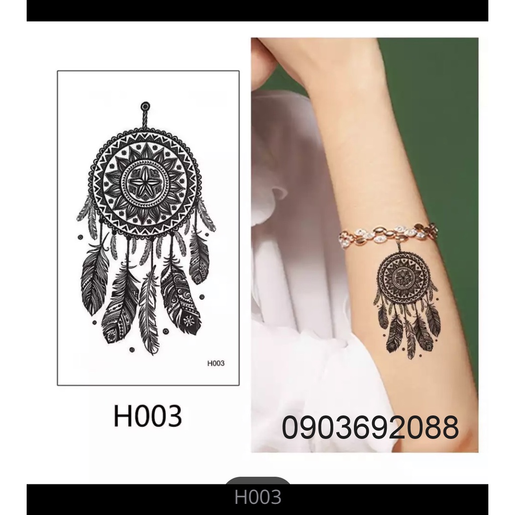 [HCM] Hình xăm dán - tattoo sticker Catch Dreamer 10.5 x 6cm