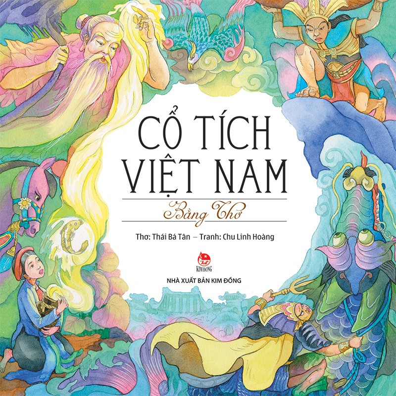 Sách - Cổ Tích Việt Nam Bằng Thơ ( bìa mềm ) - NXB Kim Đồng - Chanchanbooks