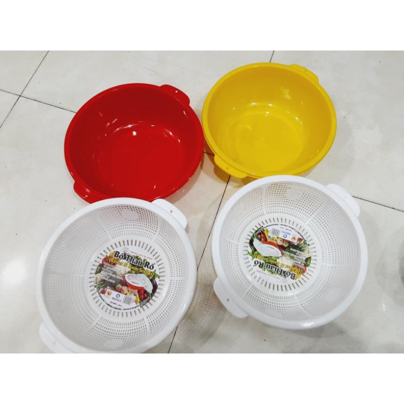Bộ Thau Rổ 2trong 1 Bền Đẹp .