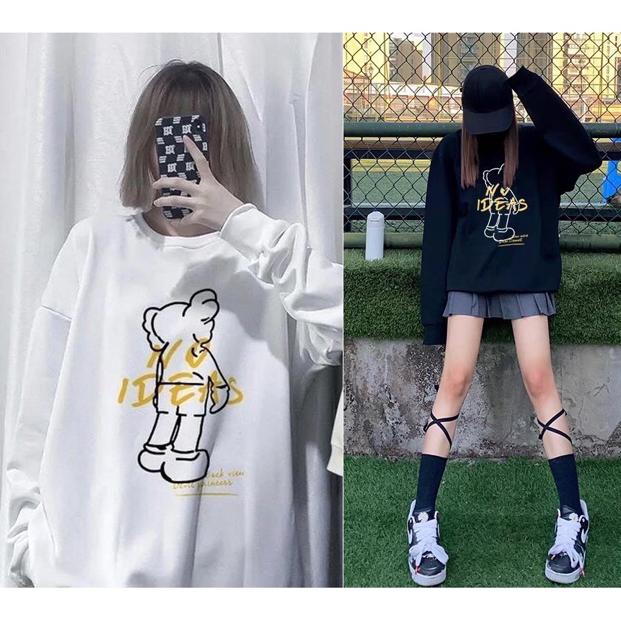 Áo Thun Long Tee Gấu No Ideas, Áo Thun Nam Nữ Chuẩn Hàng Quảng Châu Loại 1, In Hình Nét Đẹp, FreeSize, Có Quà Tặng Kèm | BigBuy360 - bigbuy360.vn