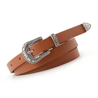 Thắt Lưng Da Phong Cách Vintage Cho Nữ