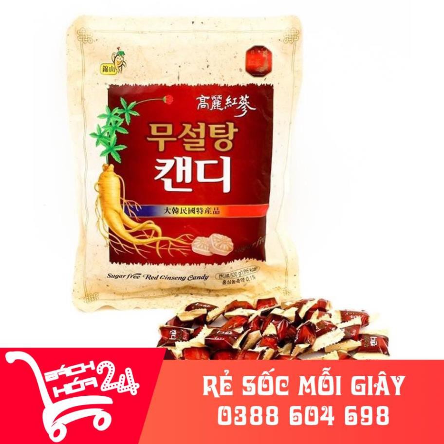 KẸO HỒNG SÂM KHÔNG ĐƯỜNG HÀN QUỐC 500gr