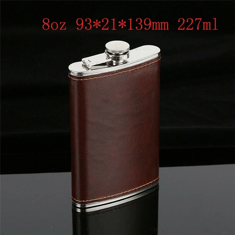 Bình Đựng Rượu 5-10oz Bằng Thép Không Gỉ