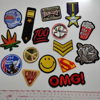 20k một chiếc, Combo 5 chiếc tự chọn, MA1 Sticker ủi patch ủi logo ủi