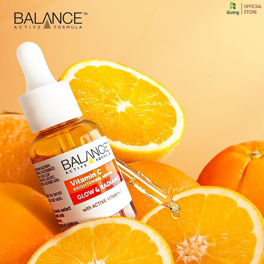 Serum trắng da, mờ thâm Balance Active Formula Vitamin C Brightening 30ml ILIVING-BALSRVTMC30