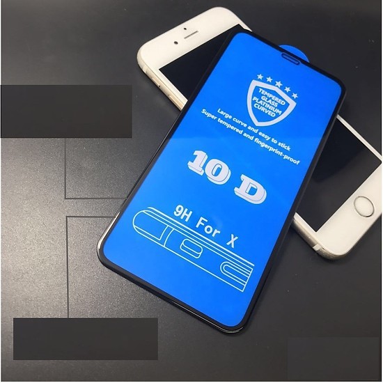 Kính cường lực iPhone 10D Full Màn - Siêu Bền - Thiết kế mới - Kính Iphone