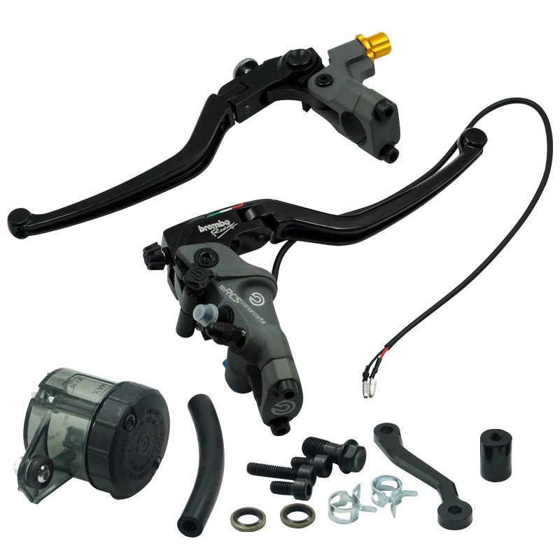 7/8 CNC motorcycle master cylinder, with radial brake clutch cable, universal for Honda Yamaha Suzuki Suzuki 19 RCS