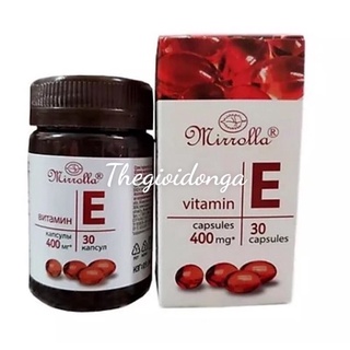 Vitamin E đỏ Nga mẫu 400mr hộp 30V