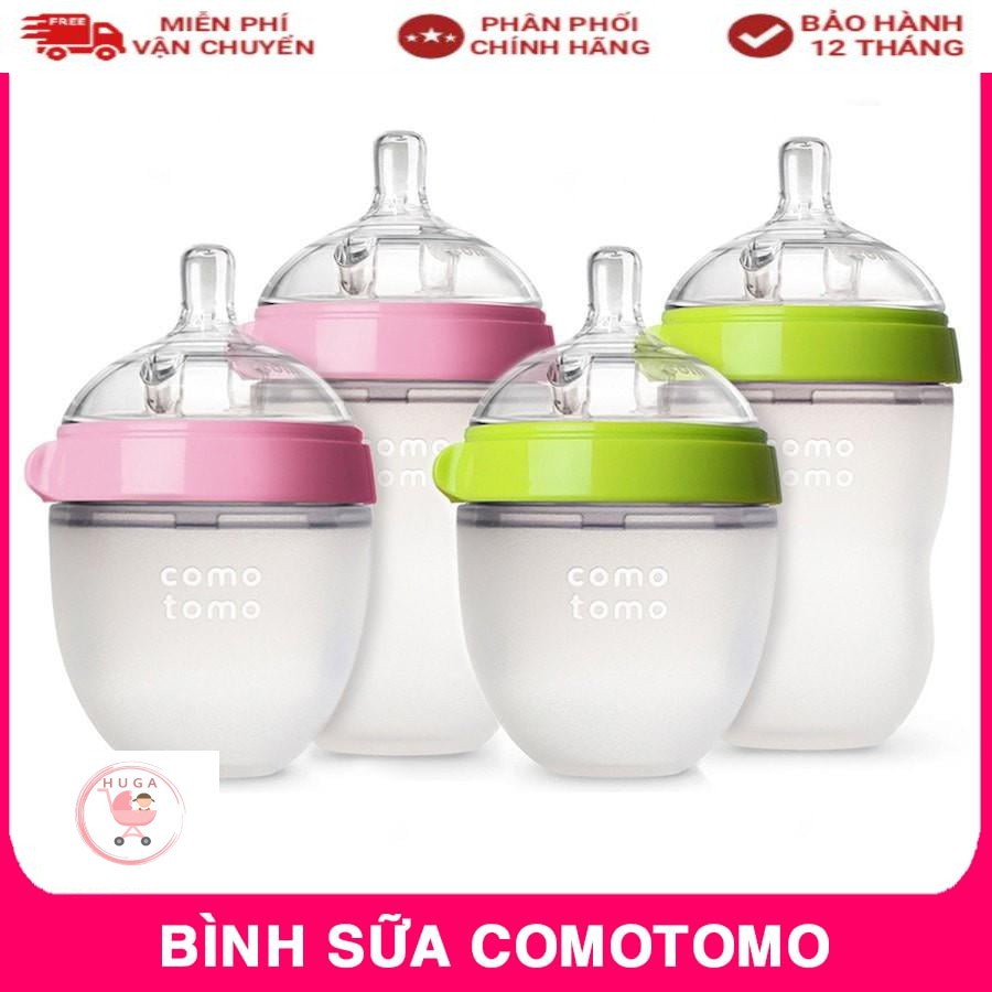 [ĐỦ SIZE] Bình Sữa Comotomo 150ML/250ML HUGA